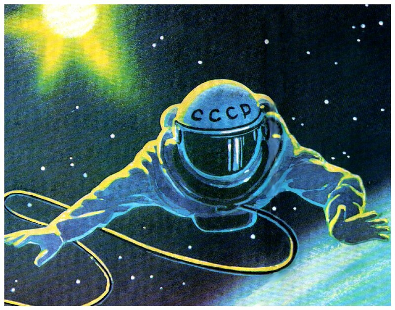 Eva Extravehicular activity Space Pin Astronaut Voskhod 2 Soviet Russian Badge 