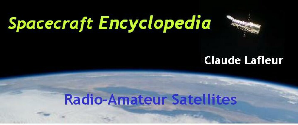 Radio-amateur communications sat image